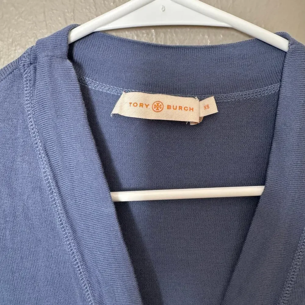 LULULEMON Simone Light Blue/Purple Heathered V Neck Cardigan Size XS casual